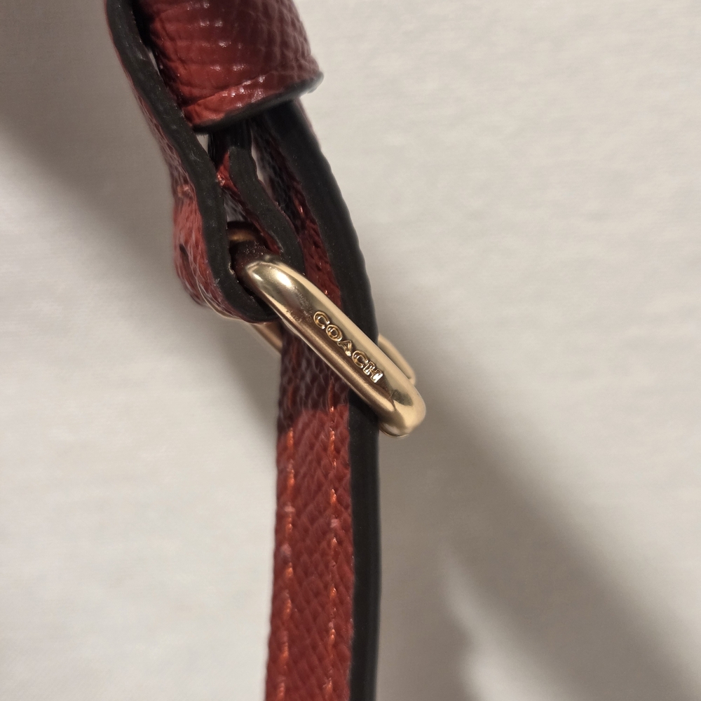 Coach Mini Rowan File Bag Red - CE871 - Picture 11 of 11